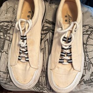 Classic Cream Canvas Sneakers